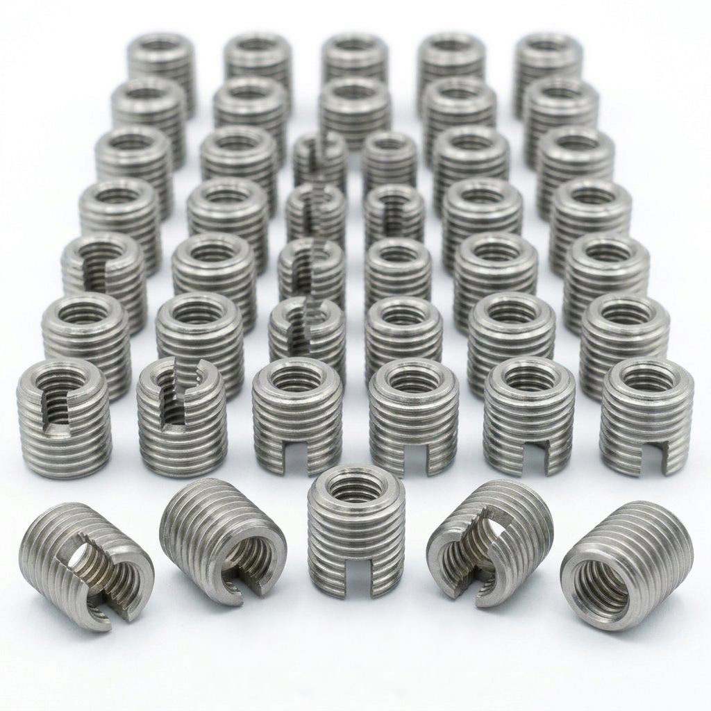 Ensat® S 302 - Gewindeeinsätze selbstschneidend mit Schneidschlitz Edelstahl INOX A1