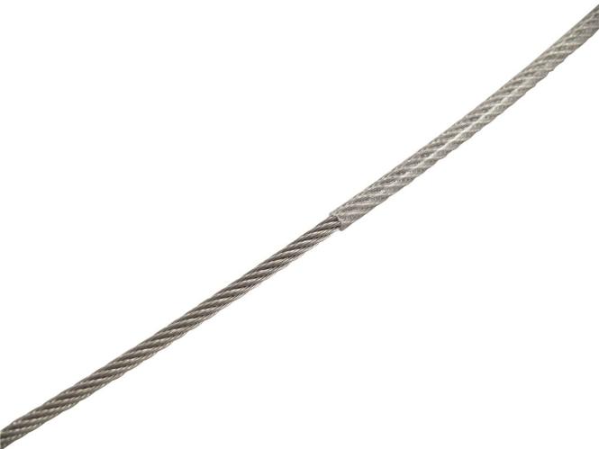 Marinetech Edelstahldrahtseil 7x7 sZ A4/PVC klar ummantelt