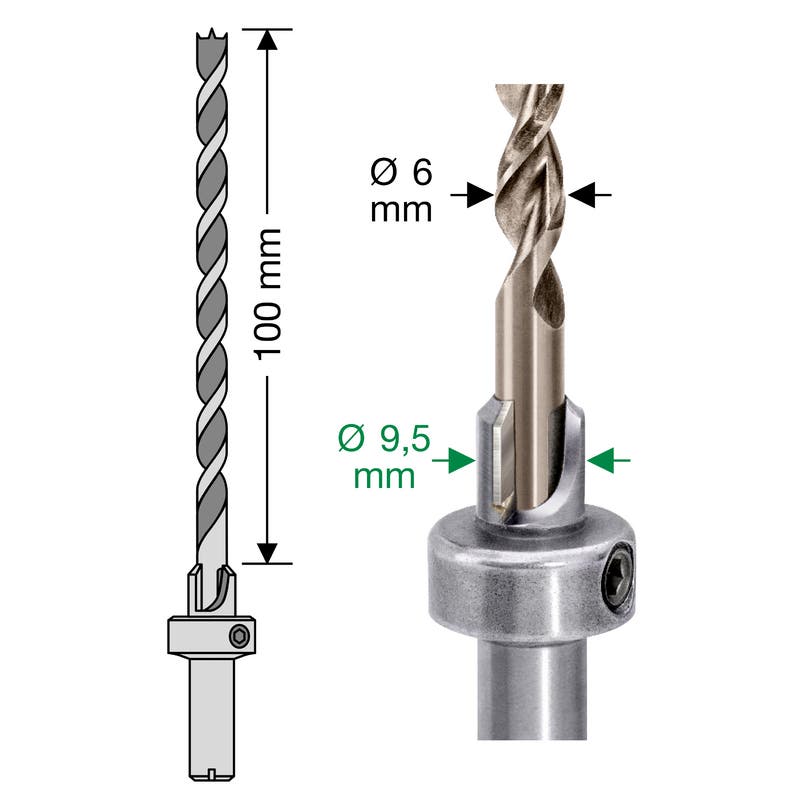 SPAX Terrassenbohrer Step Drill 6