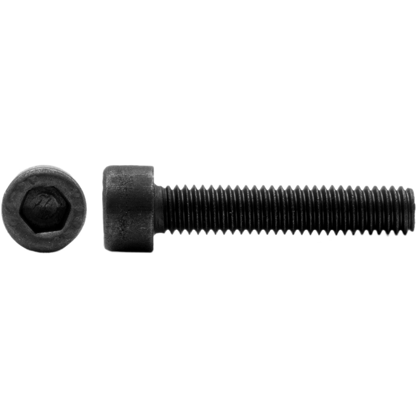 DIN 912 Zylinderschraube schwarz Edelstahl A4 Schraube und Kopf