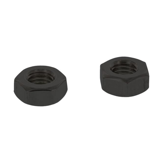 Ganzmetall-Sicherungsmutter DIN 980 A4 Schwarz Gleitmo